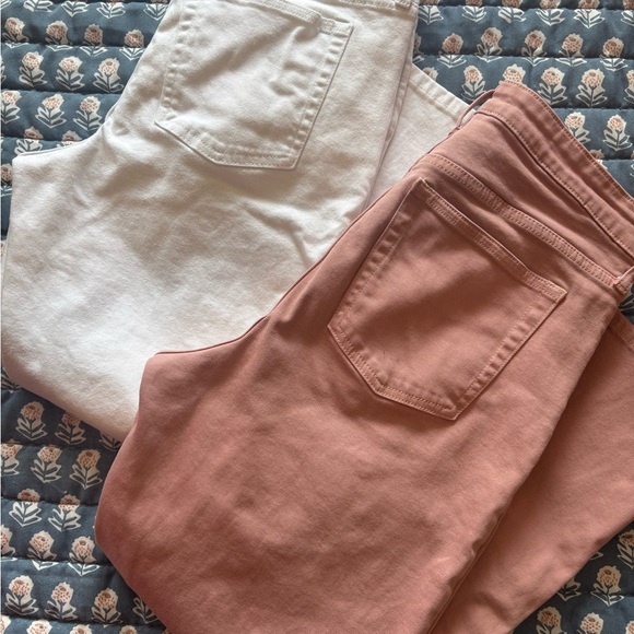 👖✨ Free Assembly 90s Straight Jeans – Size 12 (EUC) – Lot of 2 (White + Pink) - Picture 5 of 9